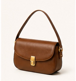 Brown Leather Shoulder Bag