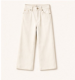 White Wide Leg Pants